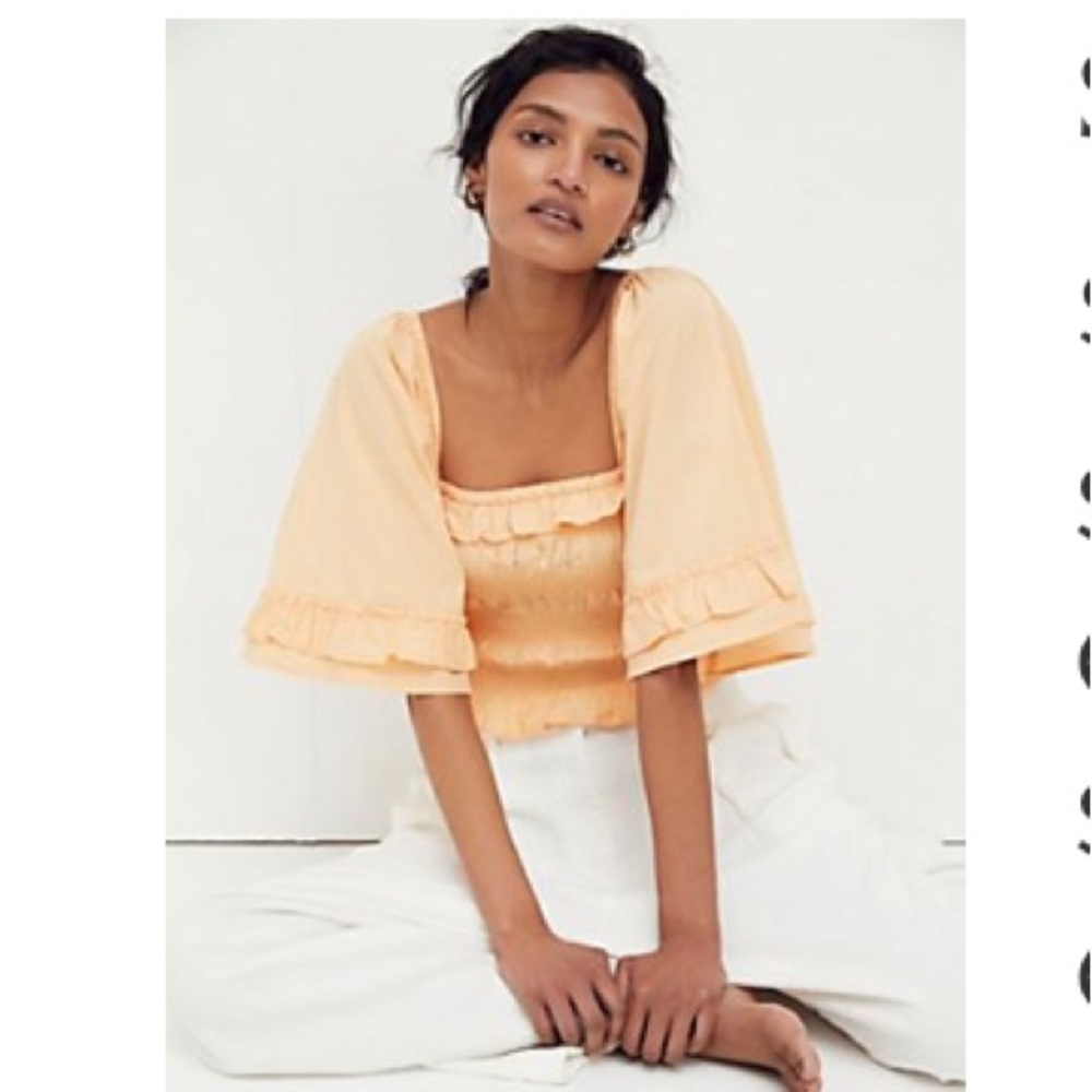 Free People Peach Top